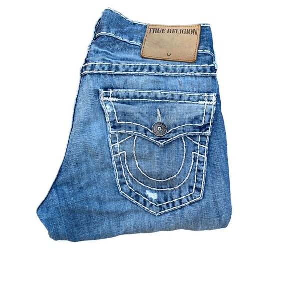 True Religion Jeans Size 30 RICKY SUPER T Blue - Picture 2 of 9